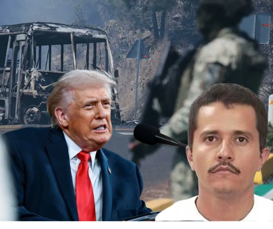 TRUMP ADJUDICA CAIDA MENCHO