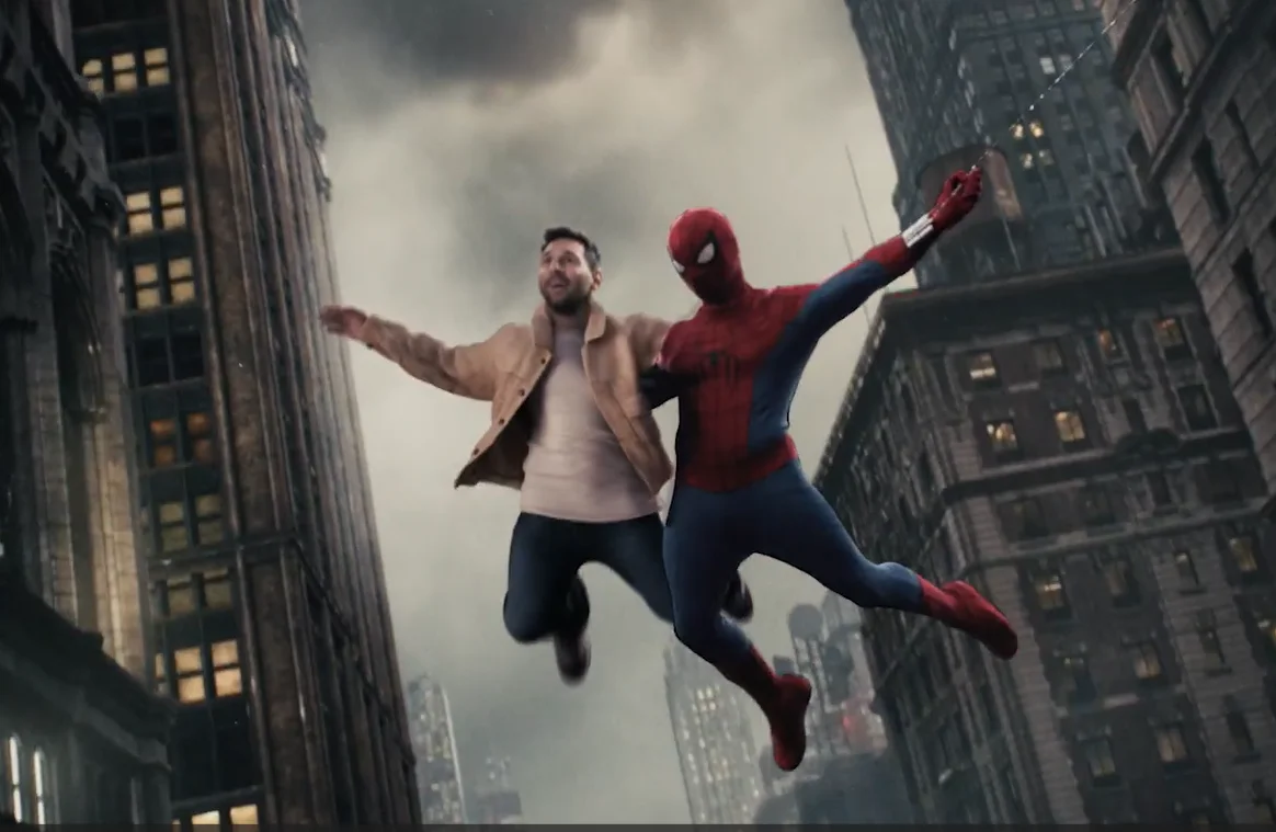 MESSI Y HOMBRE ARAÑA
