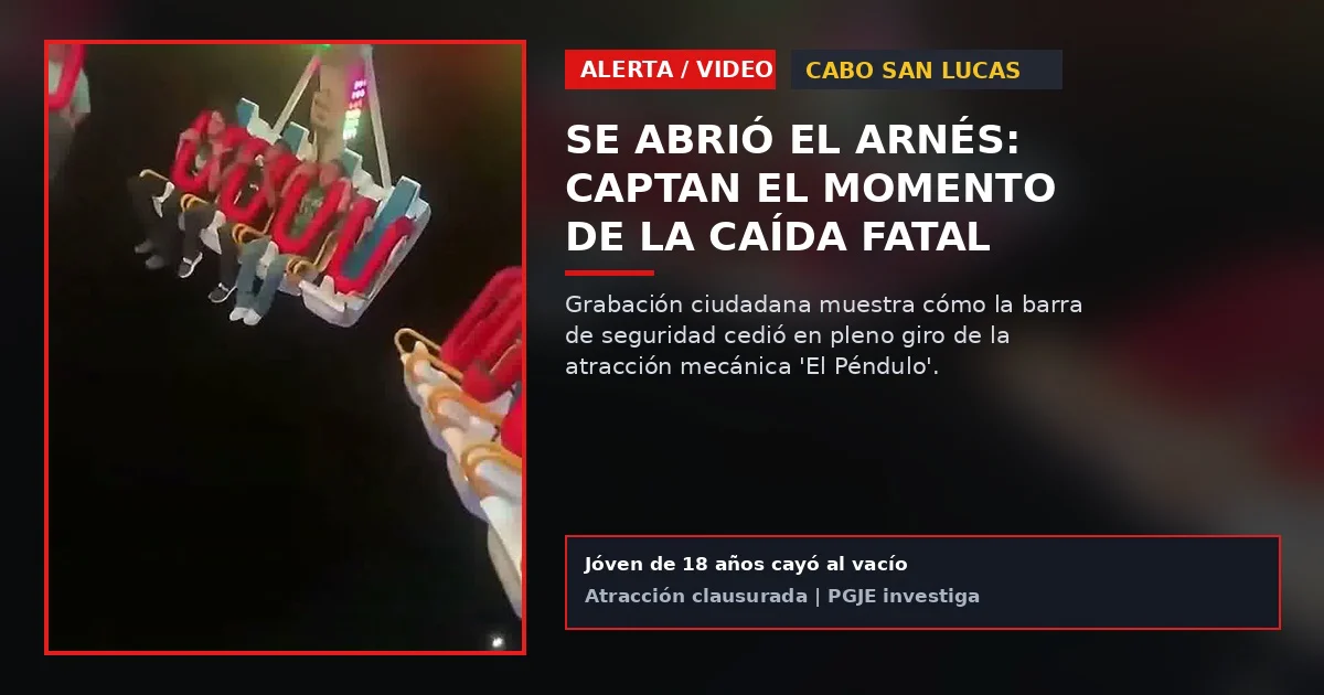 CAE JOVEN JUEGO MECANICO CABO SAN LUCAS