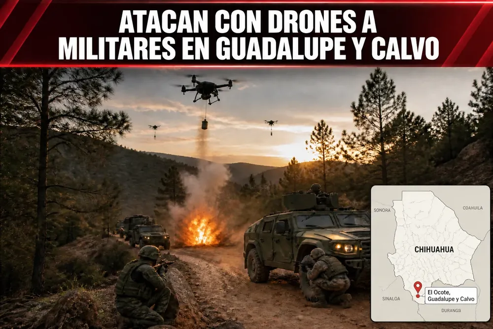 ATAQUE DRONES EL OCOTE