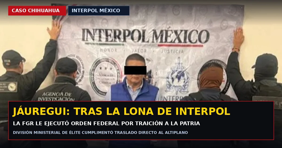 INTERPOL DETENCION JAUREGUI