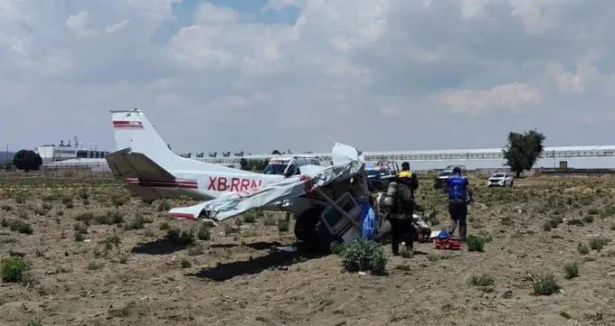DESPLOME AVIONETA PUEBLA2